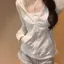 Áo khoác Cardigan nữ dài tay phong cách Hàn Quốc có mũ trùm đầu mùa hè 2026 Slim-Fit