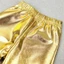 Quần legging trẻ em PYCOU, Quần bạc giả da vàng, Đàn hồi thời trang Skinny Boys