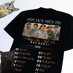 （Giao hàng 24h）Angela áo thun in nam nữ chất liệu cực đẹp, Anh Jack Miền Tây - Áo Thun In Jack 97 Trịnh Trần Phương Tuấn