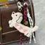 CANAMEK 2 Chiếc Hoạt Hình Chó Con Sang Trọng Đồ Chơi Mặt Dây Chuyền Móc Khóa Thú Nhồi Bông Búp Bê Móc Khóa Đáng Yêu Bapa Mặt Dây Chuyền Móc Chìa Khóa Xe Trang Trí Quà Tặng CSF