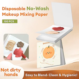 【Roshy】Giấy trộn trang điểm dùng một lần giấy thử son môi không thấm dầu bền 100 tờ. dễ mang theo không thấm nước