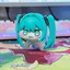 Doro Hatsune Miku Nhân Vật Hành Động Q Phiên Bản PVC Anime Mô Hình Búp Bê Kawaii Hoạt Hình Dễ Thương Để Bàn Trang Trí Đồ Chơi Trẻ Em Quà Tặng Sinh Nhật