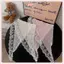 JRP Hàn Quốc Ins Ren Tóc Khăn Nữ Tam Giác Tóc Dây Đeo Túi Tóc Khăn Trùm Đầu Mũ Du Lịch Ảnh Kerchief Phụ Kiện JRP