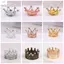 Mô hình vương miện kim loại mini ZENZON, Đồ chơi mô hình Đồ trang trí Nhà búp bê Vương miện kim loại thu nhỏ, Hợp kim trang trí bằng đồng vàng lãng mạn Công chúa mini Vương miện Nhà búp bê