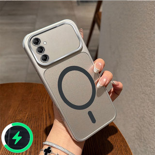 Thích hợp cho Samsung A16 Samsung A17 Samsung A26 Samsung A36 5G Samsung A56 5G màu mới vòng từ tính màu bạc mờ vỏ điện thoại 0062
﻿
﻿
﻿