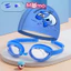 Kính bơi chống sương mù chống thấm nước cho trẻ em và Bộ hai mảnh bọc PU mềm