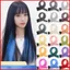 GC1 Nữ Đơn Sắc Tóc Giả Mảnh Cosplay Dài Mở Rộng Tóc Thẳng Miếng Dán Đạo Cụ Màu gradient Halloween GC1