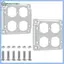 POP 2 Chiếc 4X4Inch Vuông Hộp Điện Tấm Bảo Vệ Ổ Cắm Đôi