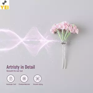 < YEI > 5 Kẹp Tóc Hoa Pastel Hoa Nhân Tạo U Chân Cho Bé Gái Nữ Lễ Hội Khiêu Vũ Thiết Kế Đám Cưới Mới