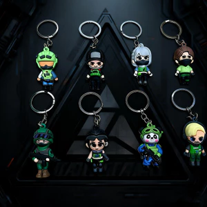 Hộp mù ngẫu nhiên Delta Force Chibi Móc khóa PVC 3D Model | Phụ kiện túi đựng theo chủ đề trò chơi bền bỉ | Món quà hoàn hảo dành cho những người đam mê trò chơi FPS