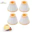 HL 4 Bánh Pudding Khuôn Máy Nướng Có Thể Tái Sử Dụng DIY Thạch Bánh Pudding Khuôn Nhựa Thạch Khuôn Dụng Cụ Nướng Bánh Khuôn Bánh Mì LMWU