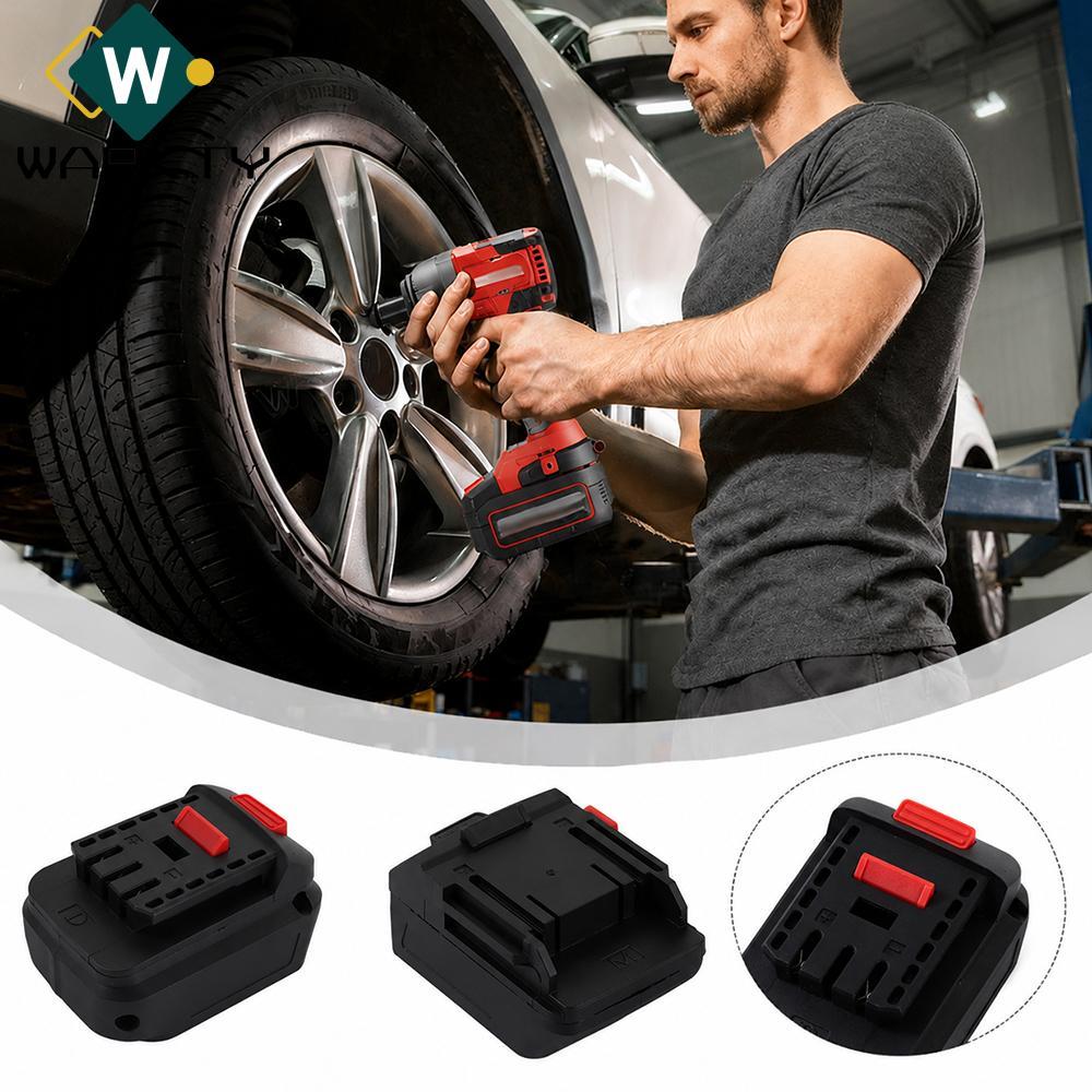 Bộ chuyển đổi pin Lithium WAPKTY, Bộ chuyển đổi nhựa Đế chuyển đổi pin 2 trong 1, Bộ công cụ nguồn 18V Tua vít cờ lê