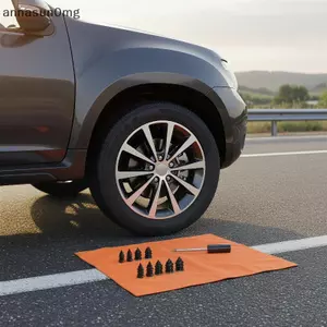 Bộ sửa chữa lốp chân không đa năng AA 20 chiếc Vít thủng kim loại Qui Fix cho lốp ô tô DIY Set VN