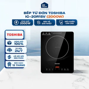 Bếp Điện Từ Đơn Toshiba IC-20R1SV 2000W Mặt Kính Ceramic - Hàng Chính Hãng