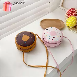 Túi đeo vai GAVESTO, Túi đeo chéo hoạt hình bằng da PU, Túi xách nhỏ dễ thương cho bé gái