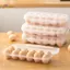HL 1 Hộp Bảo Quản Trứng Lưới 12 / 18 Có Nắp Bếp Tủ Lạnh Hộp Trứng Thả Ra Hộ Gia Đình Tủ Lạnh Trứng Tổ Chức Khay Trứng LMWU