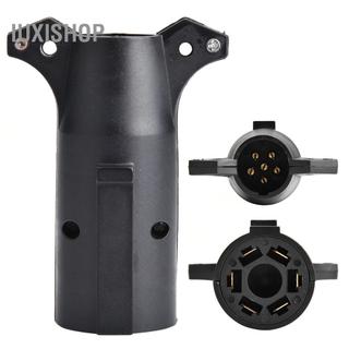 Iuxishop Iuxishop Aqxreight 12V 7Pin 6Pin N S Kéo Ổ Cắm Adapter Cắm Chuyển Đổi Cổng Kết Nối ABS Đen Đồng Bán Trailer aqxreighth5ytx4rgm3
