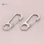 Móc khóa bằng thép không gỉ Carabiner 2 5 chiếc Khóa Bule chắc chắn Kẹp lò xo nhẹ để cắm trại ngoài trời Du lịch Sử dụng mới