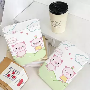 Gương trang điểm gấp đôi họa tiết lớn dễ thương di động