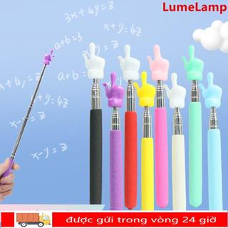 LUMELAMP Ngón Tay Đọc Sách Đồ Dùng Văn Phòng Trường Học Thanh Kính Thiên Văn Dụng Cụ Giảng Dạy Bằng Thép Không Gỉ Con trỏ Bảng Trắng