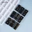 AqToCna DIY Dominoes Đúc Khuôn Silicon Thủ Công Dụng Cụ Làm Nhựa Dính Trò Chơi Khuôn AqToCna