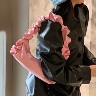 Túi xách tay xếp ly satin thời trang sang trọng nhẹ nhàng hợp thời trang mới