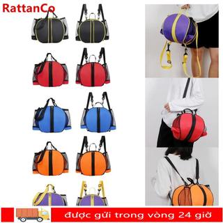Túi đeo vai thể thao RATTANCO, bóng rổ/bóng đá ngoài trời, dây đeo điều chỉnh, thiết bị tập luyện