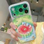 Ốp lưng iPhone Họa tiết da mạ họa tiết dưa hấu mùa hè iPhone 17 16 15 14 13 12 11 Pro Max Plus Max
