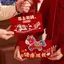 <cosyh>2026 Year of Horse Fabric Cloth Red Envelopes Chinese New Year Lucky Pockets Bag