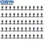 <cosyh>Useful System Adjustable Hose Tool Set 1/4" 1/4 Applicators Micro flow drip head