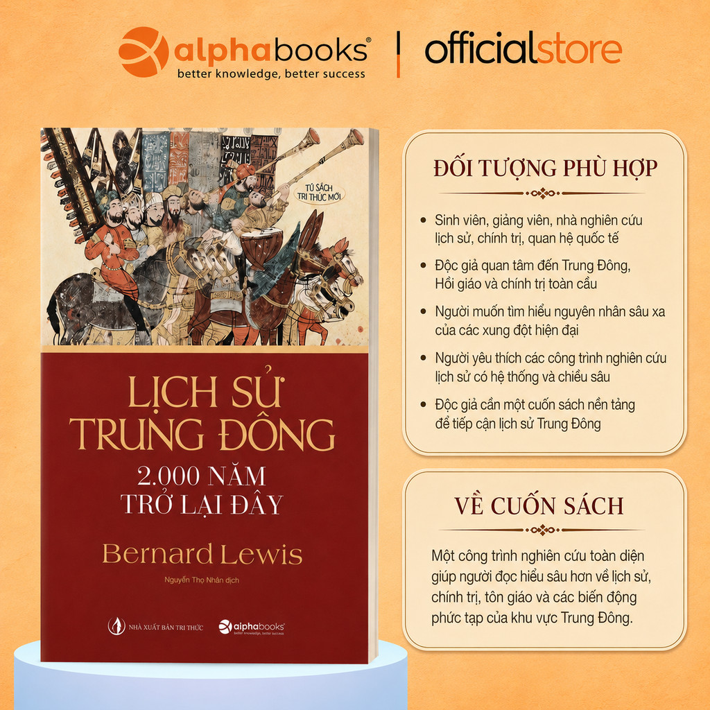 Sách - Lịch Sử Trung Đông 2.000 Năm Trở Lại Đây - Bernard Lewis (Alpha Books)