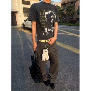 Áo thun nam ESEA tay ngắn thương hiệu thời trang Mỹ phong cách hip-hop, trung tính chất lượng cao