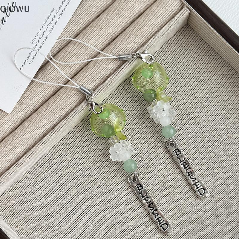 QIUWU 1 Chiếc Bellflower sel Trang Trí Ô Tô Treo Gương Chiếu Hậu Đẹp Trang Trí Cho Phong Cách.