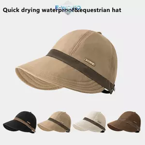 E-WOITD Nữ Có Thể Gập Lại Mũ Chống Nắng Mùa Hè Ngoài Trời Bãi Biển Rộng Viền Mũ Người Cá E-WOITD