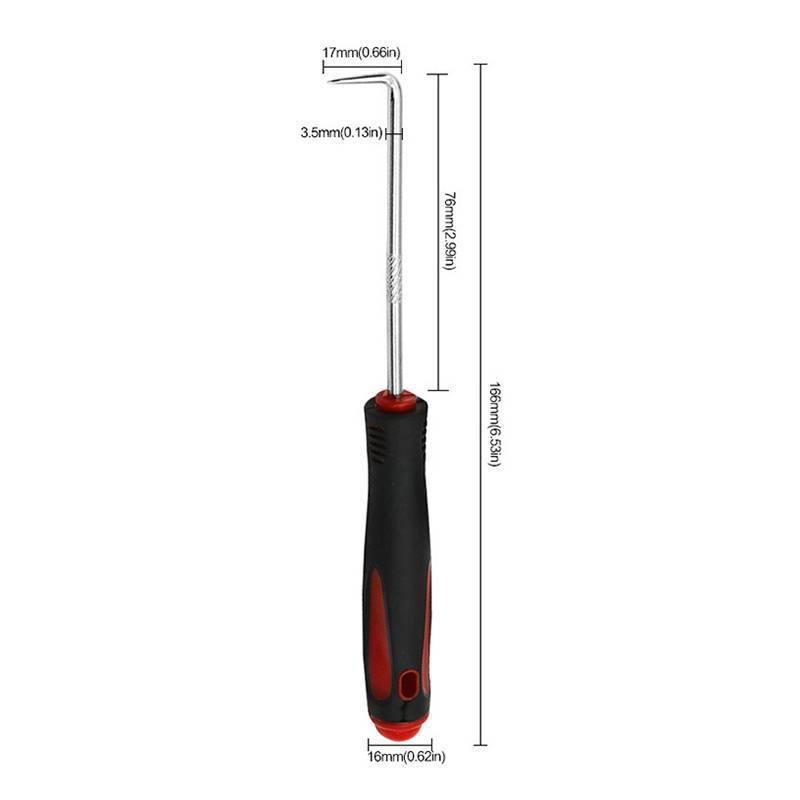 E-WOITD Công cụ tháo gỡ đặc biệt để làm sạch khung gầm của máy giặt Pulsator có móc góc phải của bánh xe máy nghiền E-WOITD