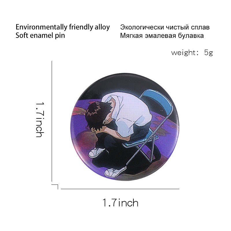 2 cái/bộ Thiếc Mèo Hoạt Hình Thổ Cẩm Ban Nhạc Rock Ba Lô Huy Hiệu Đường Kính 44mm Quần Áo Thời Trang Phụ Kiện Quà Tặng