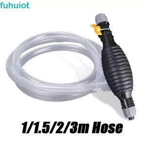 Máy bơm dầu khí cầm tay FUHUIOT, vòi Siphon chạy xăng bằng tay đa năng, bình xăng ô tô, van lưu lượng an toàn, khóa cố định
