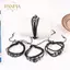 PNPIA- Thời Trang 26 Chữ Cái Vòng Tay Da PU Nhiều Lớp A-Z Tên Ban Đầu Vòng Tay Dành Cho Nam Phụ Kiện Cổ Tay Trang Sức Quà Tặng Sinh Nhật