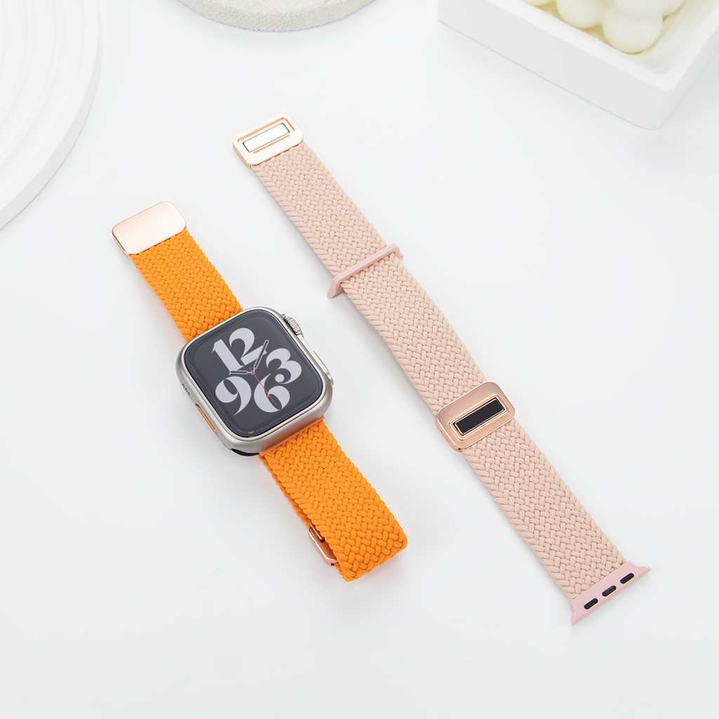 Thay đổi sang Ultra ốp lưng + dây đeo nylon tương thích cho Apple Watch Series11 10 9 8 7 6 SE 46mm 42mm 45mm 44mm 41mm 40mm