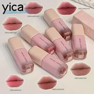 YICA Lip Makeup, 2.5g Satin Matte Lip Gloss, Son môi dạng lỏng kết cấu kem dưỡng ẩm lâu trôi cho bé gái nữ