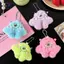 HFTOY Dễ Thương Sang Trọng Quái Vật Nhỏ Móc Khóa Hoạt Hình Sang Trọng Thú Nhồi Bông Đồ Chơi Búp Bê Bapa Mặt Dây Chuyền Trang Trí Vòng Chìa Khóa Cặp Đôi Bạn Bè Quà Tặng ~