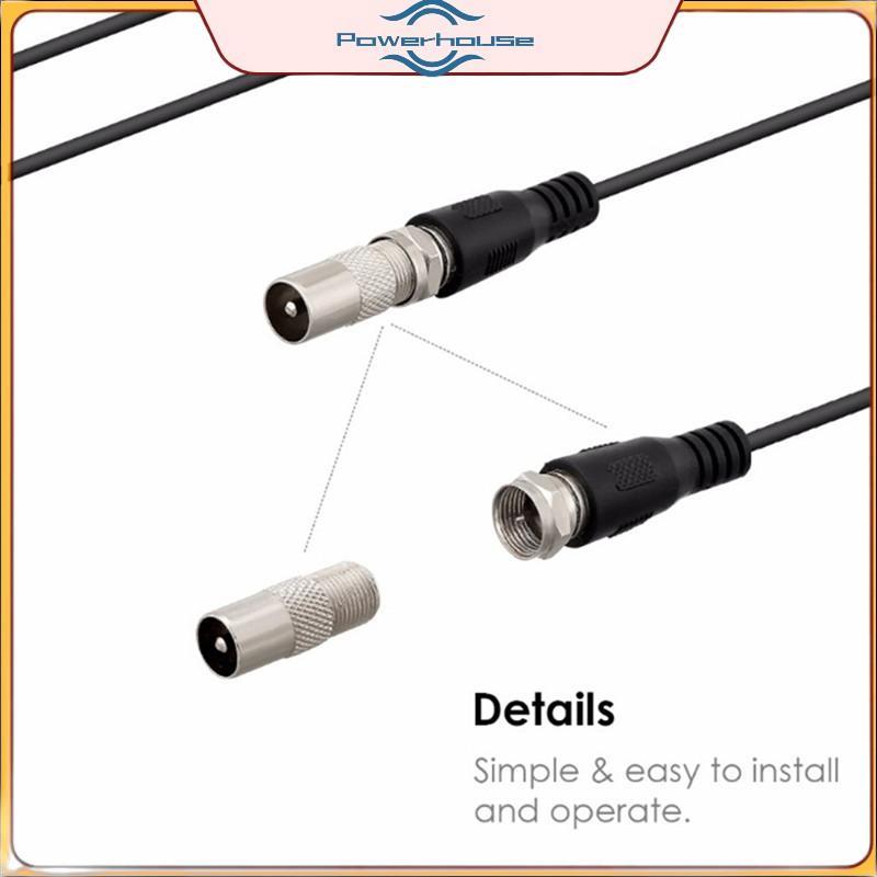 Ăng-ten TV ĐIỆN HDTV DVB-T2 Flat HD Kỹ thuật số trong nhà khuếch đại phạm vi 50 dặm TVFox.