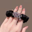 MAUROPOLI Ánh Sáng Pha Lê Tím Dây Buộc Tóc Cao Cấp Cảm Giác Buộc Tóc Dây Cao Su Cùng Phong Cách Siêu Cổ Tích Tính Khí Đơn Giản Tất Cả-