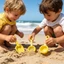Exhila Kids Sand Play Tool 3 Miếng Đồ Chơi Lâu Đài Cát Đi Biển Có Xẻng Muỗng Cho Ngoài Trời