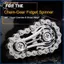 XOITU Sproets Tay Con Lăn Fidget Chain Toys, Kim Loại Dual-Gear Chain Fidget Spinner - Đồ chơi tập trung giảm căng thẳng gia công chính xác VN
