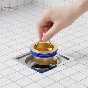 TRTR Đồng Thau Một Chiều Van Xả Cắm Thả Loại Baflow Chặn Cho Vòi Sen Thoát Nước Sàn Chống Mùi Và Diệt Hại VN