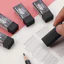 Combo 12 cục tẩy chì đen Pentel ZEATH, gôm tẩy sạch mềm không lem không bụi