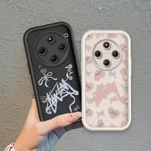 Áp dụng cho Redmi 14C POCO C75 A4 Ốp điện thoại mềm bằng silicon hoạt hình TPU nơ thiên thần Mặt sau chống sốc