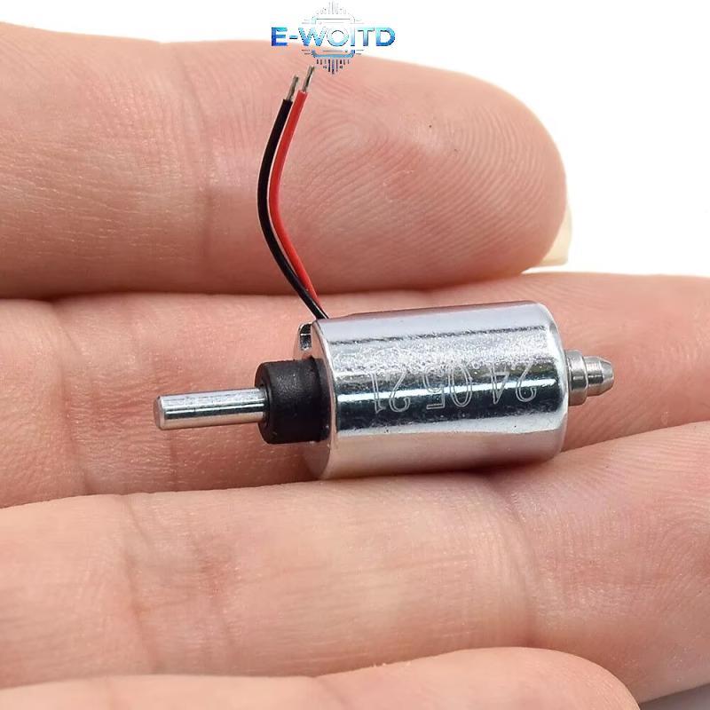 E-WOITD 1 Cái DIY Vân Tay Lo DC 7.4V 9V 12V Mini Tròn 10MM Xi Lanh Hút Đẩy-Pull Loại Tuyến Tính Từ Điện Từ E-WOITD