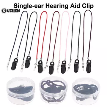 KUZHEN 1 Cái Đa Năng Trợ Thính Kẹp Máy Trợ Thính Phụ Kiện Ngăn Ngừa Mất Di Động Treo Dây Trợ Thính Cố Định Dây HOT
